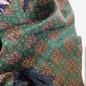 Vintage Men's 100% Silk Scarf